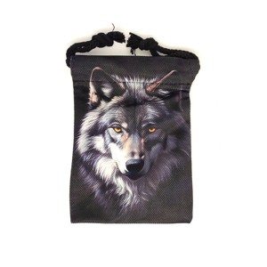 Farkas mintás szütyő � textil ajándéktasak 13x18 cm - Meska.hu
