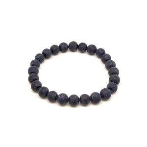 Goldstone kék matt ásvány karkötő golyós 8mm, Ékszer, Karkötő, Ásványkarkötő, , MESKA