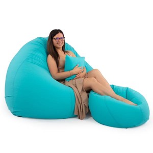 Türkiz ALL IN Grandiózus Babzsákfotel Garnitúra, , , MESKA
