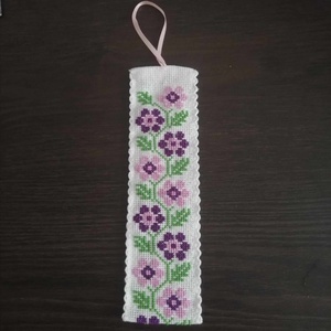 Tavaszi virágmintás könyvjelző - könyv & zene - könyvjelző - Meska.hu