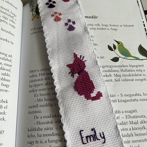 Gyerek hímzett könyvjelző - könyv & zene - könyvjelző - Meska.hu