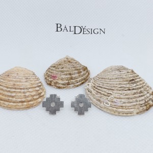 Chakana ezüst bedugós fülbevaló , , , MESKA