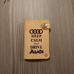 Audis, feliratos igazolványtató - táska & tok - pénztárca & más tok - kártyatartó & irattartó - Meska.hu