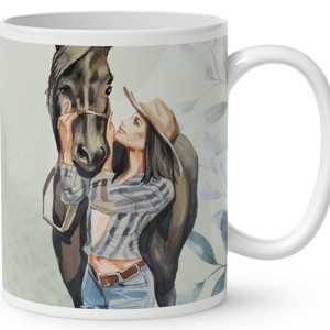 Kérd a neveddel - Imádom a lovam mintás bögre - otthon & életmód - konyhafelszerelés, tálalás - tálalás - bögre & csésze - Meska.hu