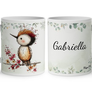 Névvel kérhető - Tündéri harkály, az erdő kis dobosa mintás bögre, Otthon & Életmód, Konyhafelszerelés, tálalás, Tálalás, Bögre & Csésze, , MESKA