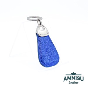 Metál királykék csepp alakú swarovski köves kulcstartó H6018 -  - Meska.hu