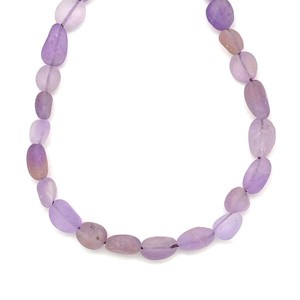 Ametrin matt pebble 6-10mm  ékszerkészítő alapanyag (füzér), Kellékek & szerszámok, Ásvány alapanyag, Ásványfüzér, , MESKA