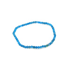 Fazettált apatit golyós ásvány karkötő 3�4mm, Ékszer, Karkötő, Ásványkarkötő, , MESKA