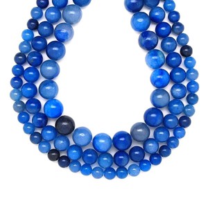 Aventurin kék szinezett golyó 8mm  ékszerkészítő alapanyag (füzér), Kellékek & szerszámok, Ásvány alapanyag, Ásványfüzér, , MESKA