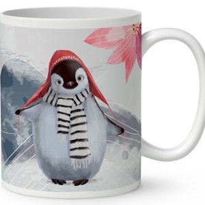 Kérd a neveddel - A legcukibb pingvin mintás bögre - otthon & életmód - konyhafelszerelés, tálalás - tálalás - bögre & csésze - Meska.hu