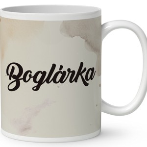 Névvel kérhető - Könyvmoly kávés manó lány mintás bögre - otthon & életmód - konyhafelszerelés, tálalás - tálalás - bögre & csésze - Meska.hu