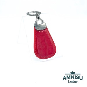 Piros lakk krokkómintás csepp alakú kristály köves kulcstartó H5008 -  - Meska.hu