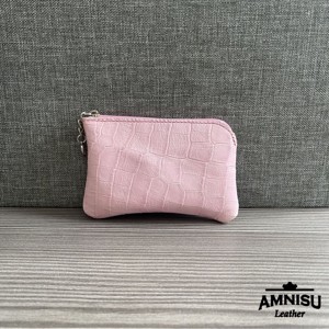 Rózsaszín krokkómintás egy cipzáras kulcstartó A4006, Táska & Tok, Kulcstartó & Táskadísz, Kulcstartó, , MESKA