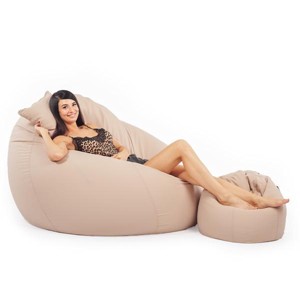 Drapp ALL IN Grandiózus Babzsákfotel Garnitúra, , , MESKA