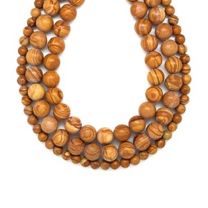 Jáspis sivatagi golyó 8mm  ékszerkészítő alapanyag (füzér), Kellékek & szerszámok, Ásvány alapanyag, Ásványfüzér, , MESKA