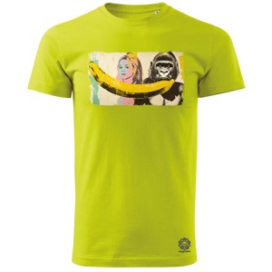 Gorilla és banán v3 férfi póló - ruha & divat - férfi ruha - póló - Meska.hu