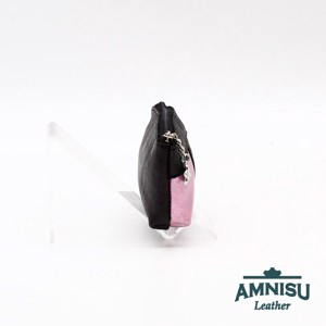 Fényes fekete - metál rózsaszín egy cipzáras egyenes kristály köves kulcstartó E8006 - táska & tok - kulcstartó & táskadísz - kulcstartó - Meska.hu