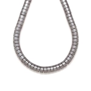 Hematit szinezett matt ezüst korong 7x3-4mm, Kellékek & szerszámok, Ásvány alapanyag, Ásványfüzér, , MESKA