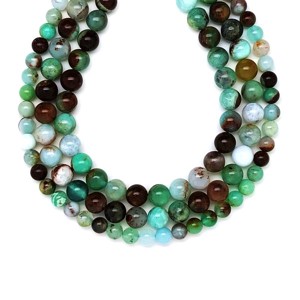 Krizopráz golyó 6-7mm ékszerkészítő alapanyag (füzér), Kellékek & szerszámok, Ásvány alapanyag, Ásványfüzér, , MESKA