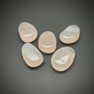 Átfúrt Kalcedon pink csepp medál, Ékszer, Nyaklánc, Medál, , MESKA