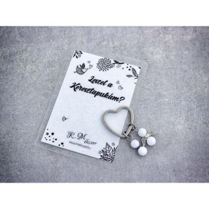 Leszel a Keresztapukám kulcstartó tejkvarccal, Táska & Tok, Kulcstartó & Táskadísz, Kulcstartó, , MESKA