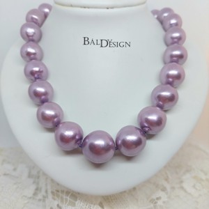 Lila színű tenyésztett gyöngysor, , , MESKA