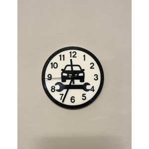 3D Nyomtatott Autószerelős Fali Óra , , , MESKA