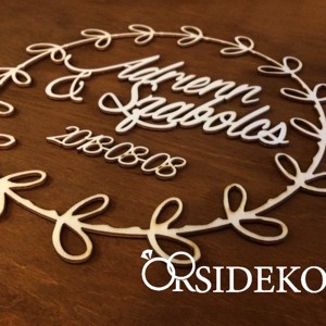 Alternatív vendégkönyv kör díszítéssel, Esküvő, Emlék & Ajándék, Vendégkönyv, , MESKA