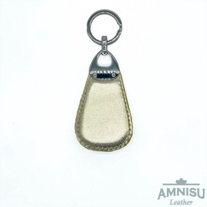 Arany csepp alakú swarovski köves bőr kulcstartó H2006 - táska & tok - kulcstartó & táskadísz - kulcstartó - Meska.hu