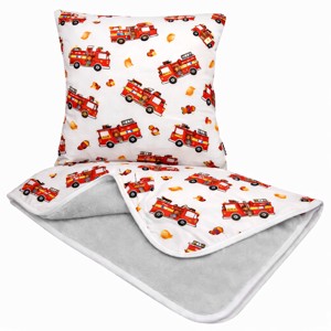 Ovistakaró párnával tűzoltóautók 100x135 - Meska.hu