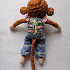 Horgolt amigurumi majom - játék & sport - plüssállat & játékfigura - majom - Meska.hu