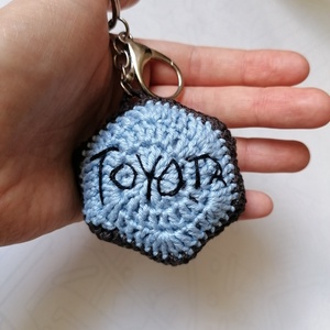 Horgolt kulcstartó Toyota, Táska & Tok, Kulcstartó & Táskadísz, Kulcstartó, , MESKA