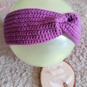 Horgolt fejpánt felnőtt - ruha & divat - sál, sapka, kendő - fejpánt - Meska.hu