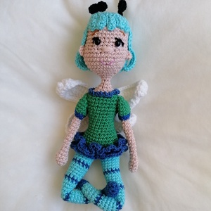 Horgolt szitakötő baba - játék & sport - baba & babaház - baba - Meska.hu