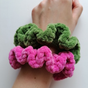 Horgolt scrunchie - Meska.hu
