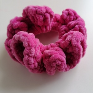 Horgolt scrunchie - ruha & divat - hajdísz & hajcsat - hajgumi - Meska.hu
