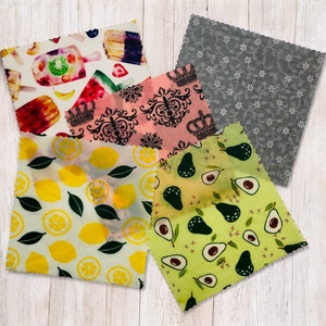 5 darabos méhviaszos kendő szett  S-es méret, meglepetés színben és mintával!, Otthon & Életmód, Konyhafelszerelés, tálalás, Konyhai textil, Szalvéta, Mindenmás, MESKA
