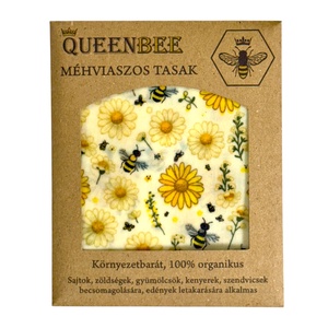 Méhviaszos tasak 3 méretben (Méhecskés), Táska & Tok, Uzsonna- & Ebéd tartó, Szendvics csomagoló, Mindenmás, MESKA