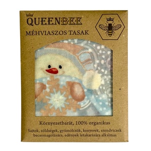 Méhviaszos tasak 3 méretben (Hóemberes), Táska & Tok, Uzsonna- & Ebéd tartó, Szendvics csomagoló, Mindenmás, MESKA