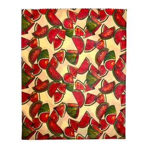 Méhviaszos tasak 3 méretben (Dinnyés) - táska & tok - uzsonna- & ebéd tartó - szendvics csomagoló - Meska.hu