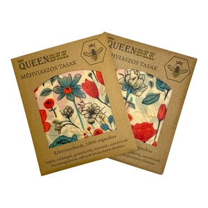 Méhviaszos tasak 3 méretben (Pipacsos) - Meska.hu