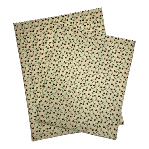 Méhviaszos tasak 3 méretben (Szív-Virág) - táska & tok - uzsonna- & ebéd tartó - szendvics csomagoló - Meska.hu