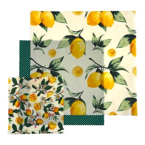 Méhviaszos kendő csomag (Citromos-Citromvirágos, Nagyobb L), Otthon & Életmód, Konyhafelszerelés, tálalás, Konyhai textil, Szalvéta, Mindenmás, MESKA