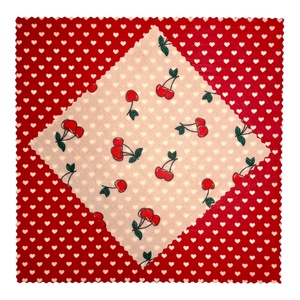 Méhviaszos kendő csomag (Cseresznyés, Nagyobb L) - otthon & életmód - konyhafelszerelés, tálalás - konyhai textil - szalvéta - Meska.hu