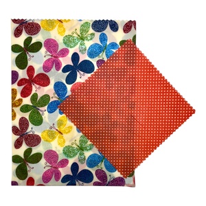 Pillangó mintás méhviaszos tasak és pöttyös kendő szettben, Táska & Tok, Uzsonna- & Ebéd tartó, Szendvics csomagoló, Mindenmás, MESKA