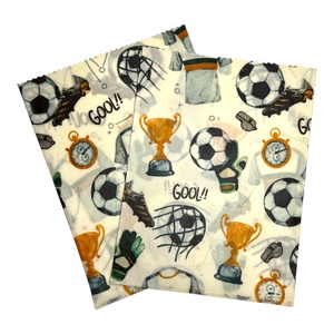 Méhviaszos tasak 3 méretben (Focis) - táska & tok - uzsonna- & ebéd tartó - szendvics csomagoló - Meska.hu