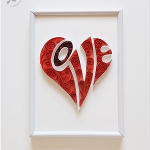 LOVE kép (2.) - Meska.hu