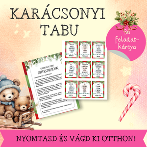 Karácsonyi TABU gyerekeknek - Meska.hu
