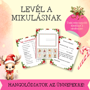 Levél a Mikulásnak 6 in egy csomag - Meska.hu