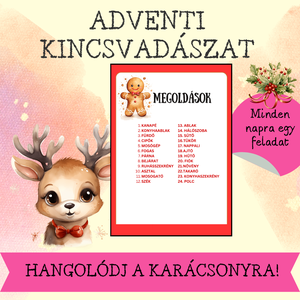 Adventi naptár Grincs - kincsvadászat - karácsony - adventi díszek - adventi naptár - Meska.hu